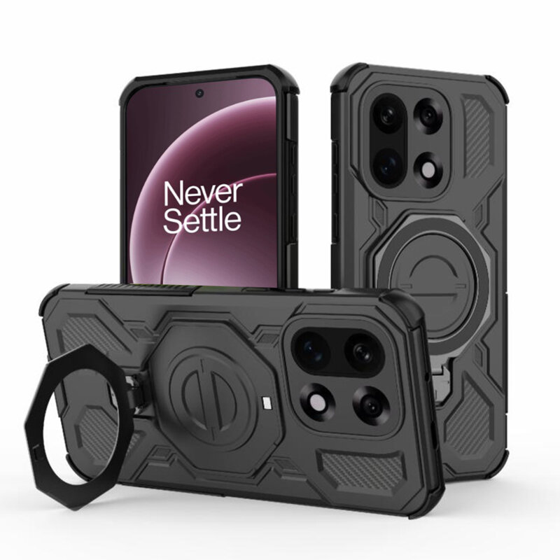 Husa OnePlus 15 Techsuit Carbon Shield PRO, negru