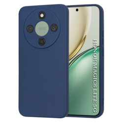 Husa silicon Honor Magic8 Lite Techsuit SoftFlex, bleumarin