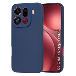 Husa silicon Oppo Find X9 Pro Techsuit SoftFlex, bleumarin