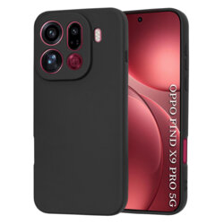 Husa silicon Oppo Find X9 Pro Techsuit SoftFlex, negru
