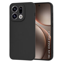 Husa silicon Oppo Find X9 Techsuit SoftFlex, negru