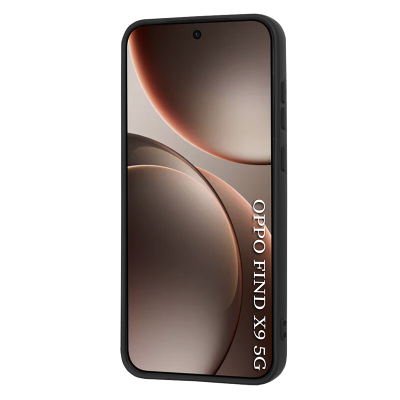 Husa silicon Oppo Find X9 Techsuit SoftFlex, negru