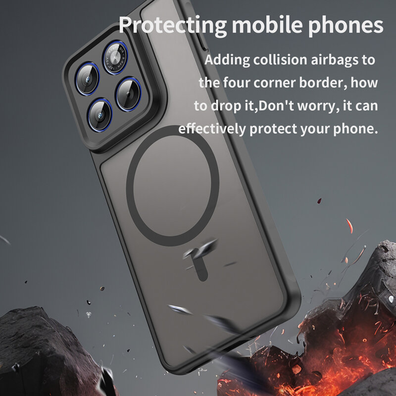 Husa Motorola Edge 70 Techsuit HaloFrost II MagSafe, negru