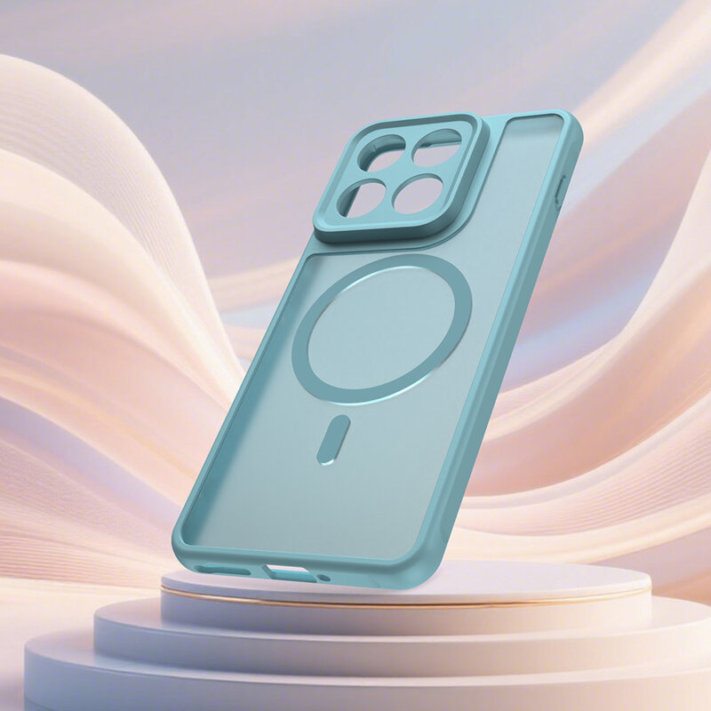 Husa Motorola Edge 70 Techsuit HaloFrost II MagSafe, verde menta