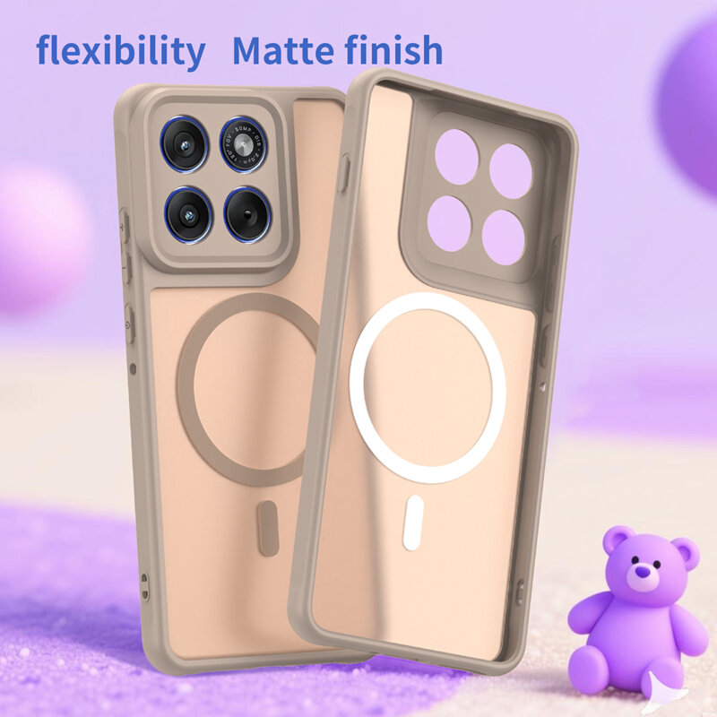 Husa Motorola Edge 70 Techsuit HaloFrost II MagSafe, auriu