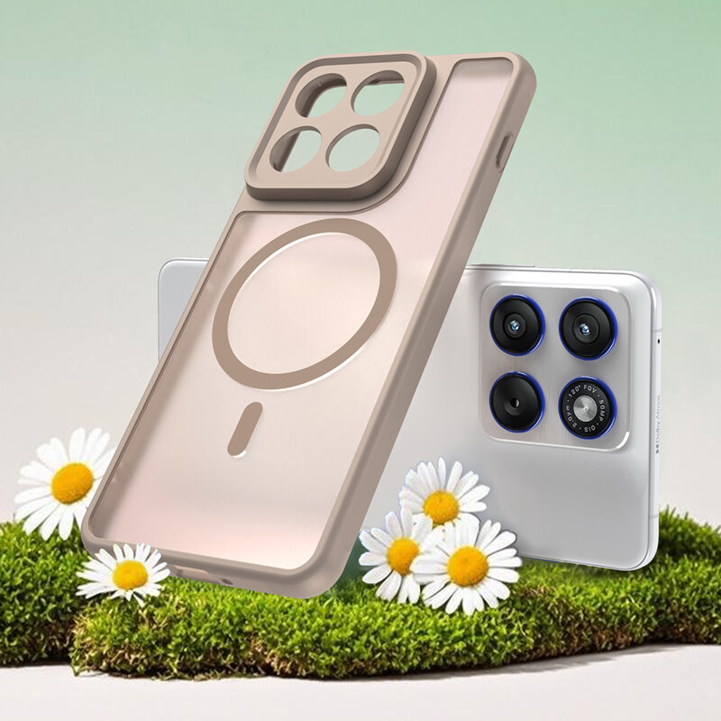 Husa Motorola Edge 70 Techsuit HaloFrost II MagSafe, auriu