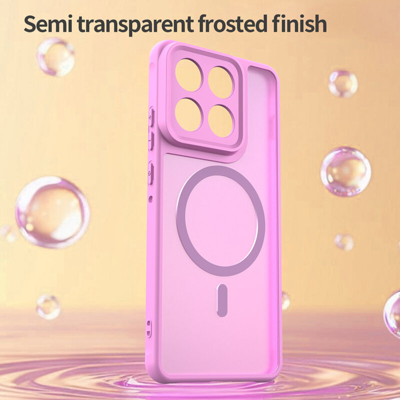 Husa Motorola Edge 70 Techsuit HaloFrost II MagSafe, roz