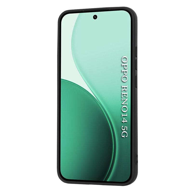 Husa silicon Oppo Reno14 Techsuit SoftFlex, negru