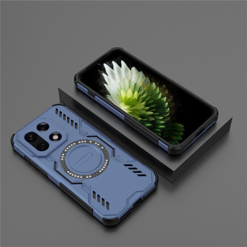 Husa OnePlus 15 Techsuit ArmorMag Case, albastru