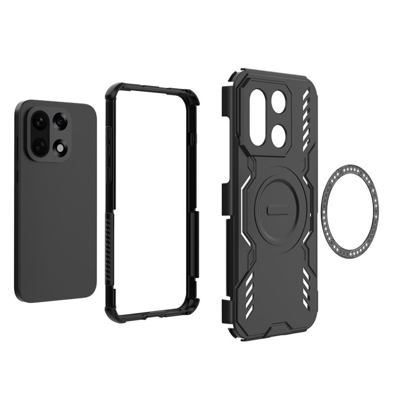 Husa OnePlus 15 Techsuit ArmorMag Case, albastru