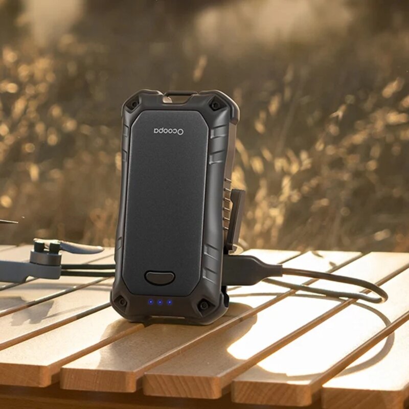 Incalzitor de maini cu lanterna Ocoopa, negru, UT3201-BK-BK