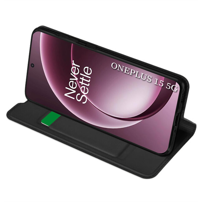 Husa OnePlus 15 Techsuit Magskin Book, negru