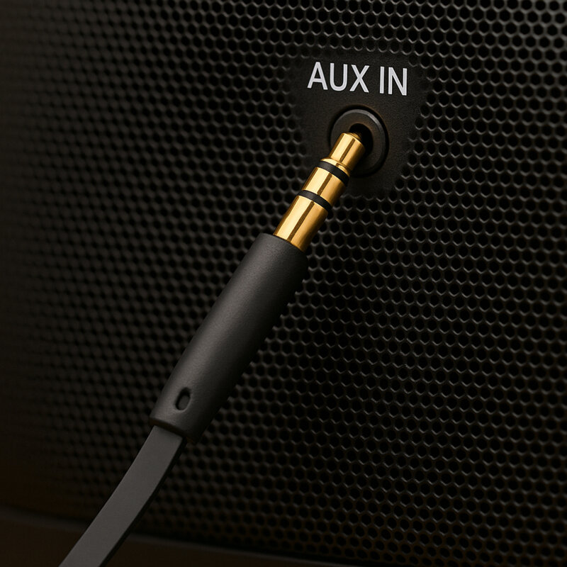 Cablu audio Jack 3.5mm Fixed, 1m, negru, FIXM-AUX-BK