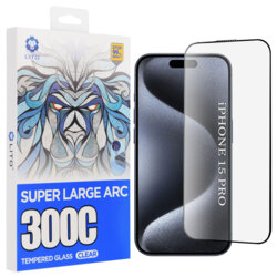 Folie sticla iPhone 15 Pro Lito D+ Max 300C, transparenta