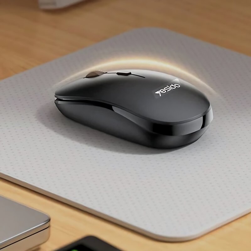 Kit tastatura si mouse wireless 2.4GHz Yesido KB42, negru