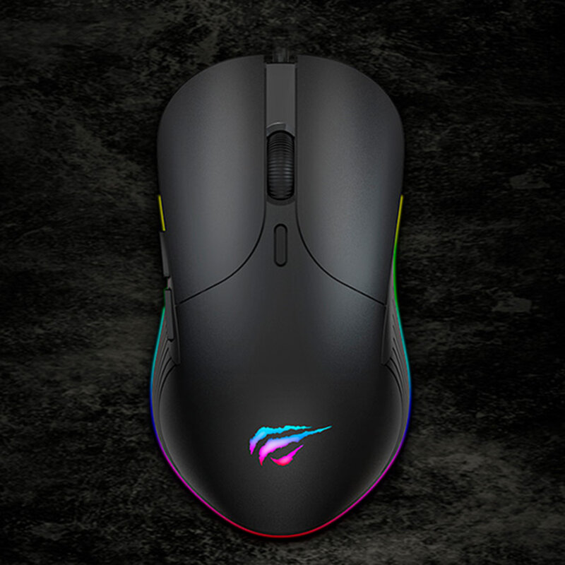 Mouse gaming pentru laptop, RGB, 2400DPI Havit, MS1020WB