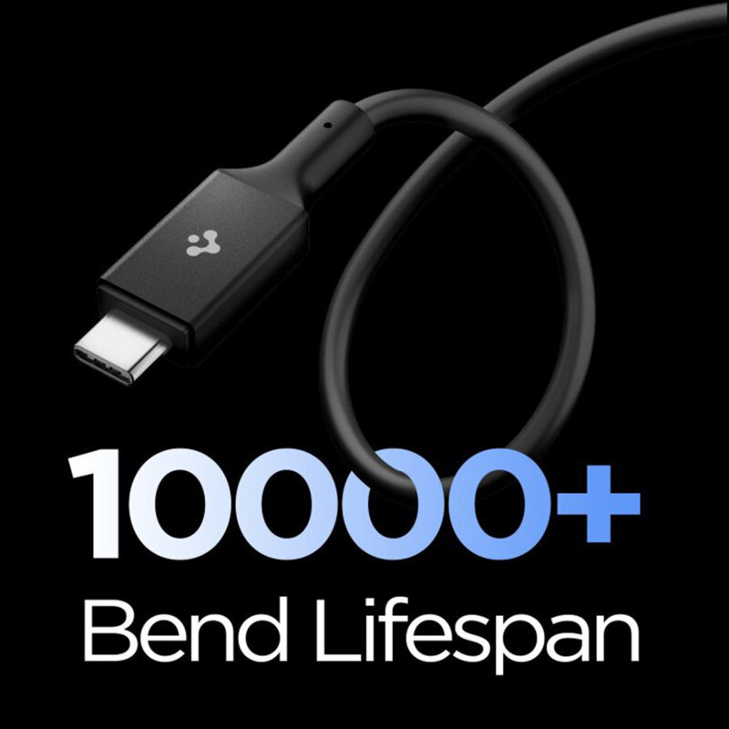 Cablu Type-C Spigen, 240W, 40Gbps, 8K, 1.2m, negru, EB24012CC