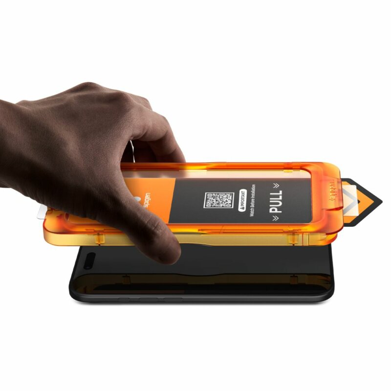 [Pachet 3x] Folie sticla iPhone 17 Pro Max Spigen Glas.tR Align Master Slim, transparenta