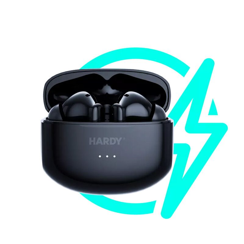 Casti wireless BT5.3 ANC, 3mk HARDY LifePods Pro, alb