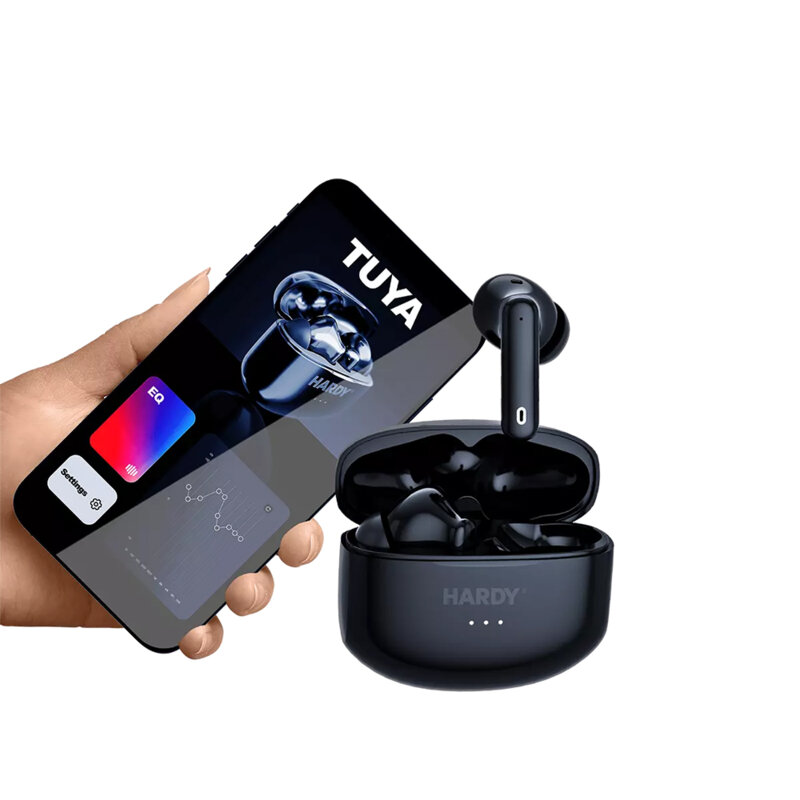 Casti wireless BT5.3 ANC, 3mk HARDY LifePods Pro, alb