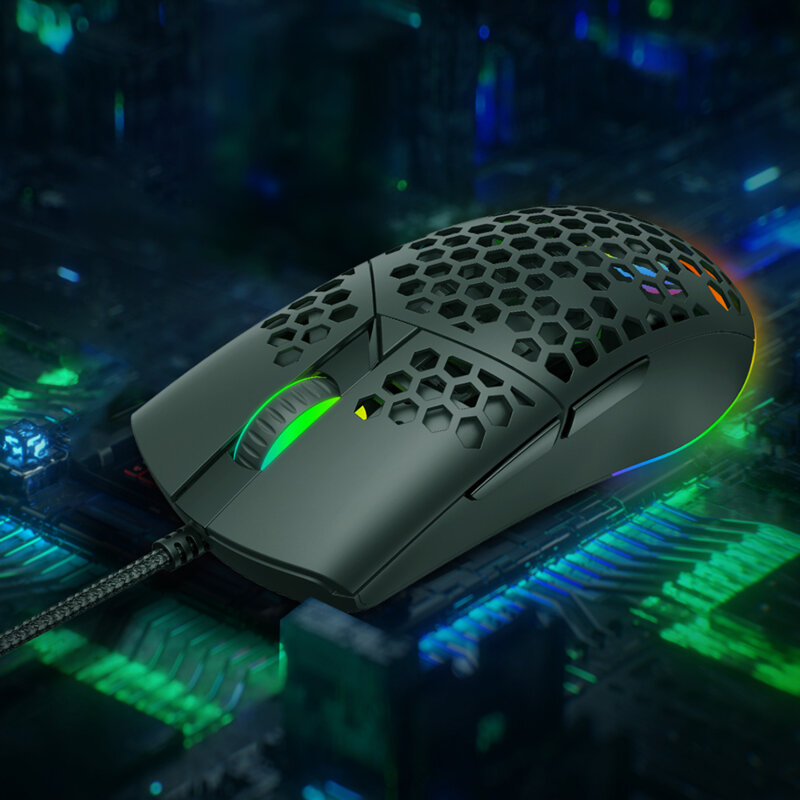 Mouse de gaming pentru laptop cu fir 1200-7200 DPI Havit MS1036