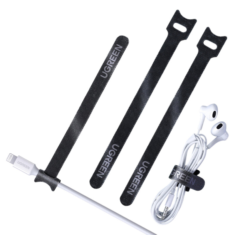 Organizator cabluri Ugreen 20245P20, 20 de bucati, gri