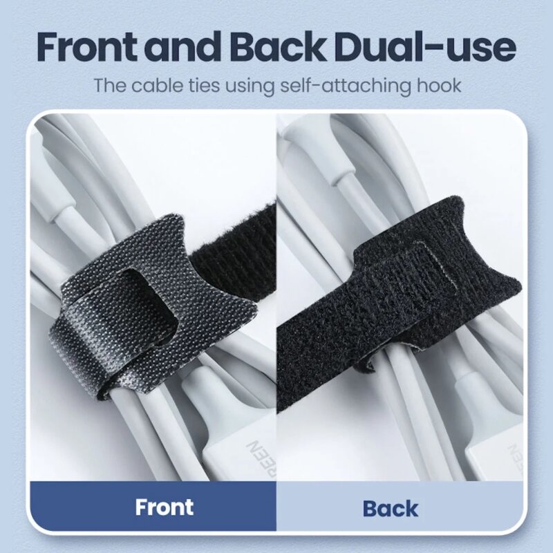 Organizator cabluri Ugreen 20245P20, 20 de bucati, gri