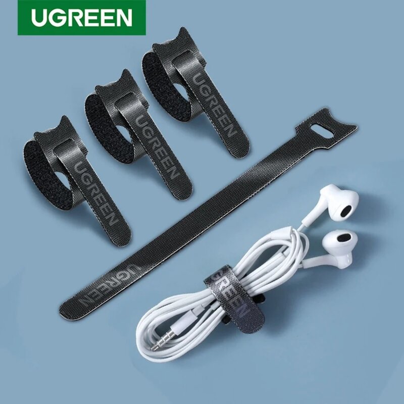 Organizator cabluri Ugreen 20245P20, 20 de bucati, gri