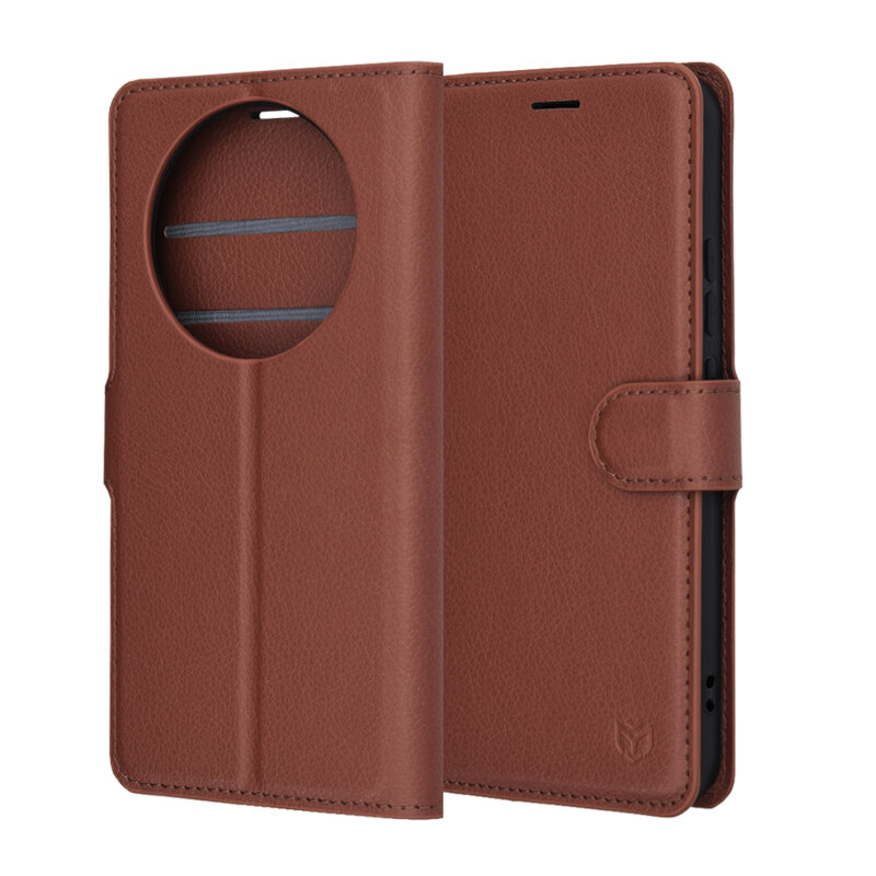 Husa Honor Magic8 Lite Techsuit Leather Folio, maro
