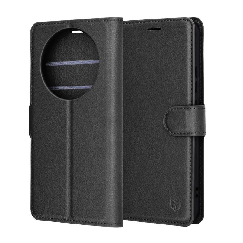 Husa Honor Magic8 Lite Techsuit Leather Folio, negru