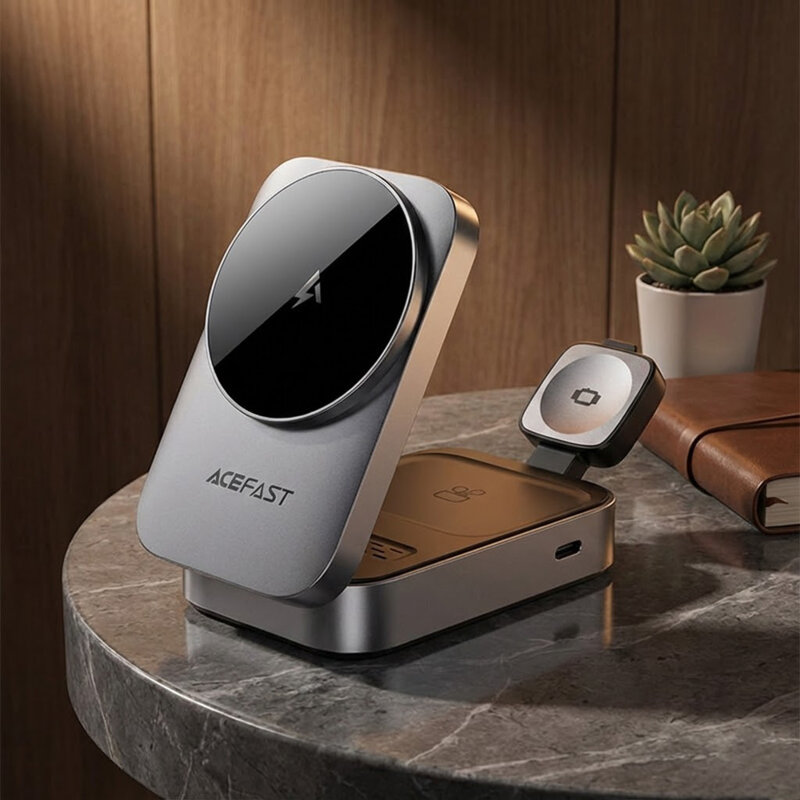 Statie incarcare 3in1 telefon wireless, 22.5W Acefast, E22