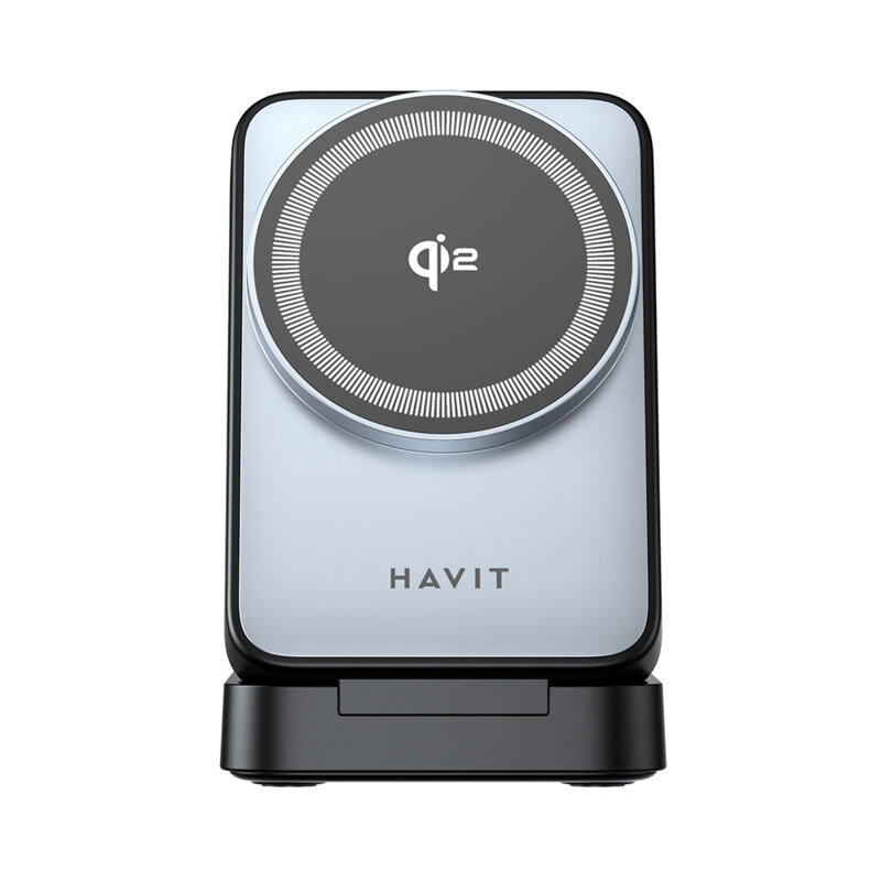 Statie de incarcare wireless Havit W3103, negru / gri