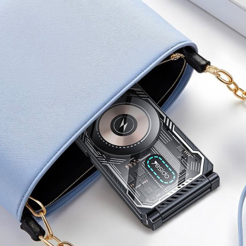 Statie incarcare wireless magnetica 3in1 Yesido DS25, 15W