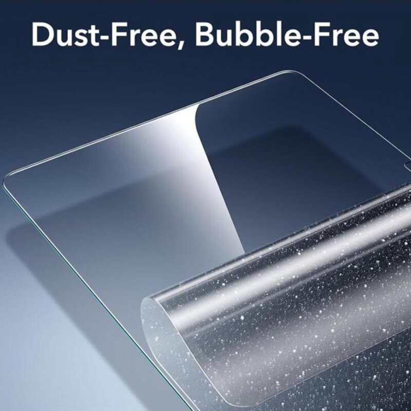 [Pachet 2x] Folie sticla iPad Pro 13 (2024) ESR Armorite Screen Protector UltraFit Tray, transparenta