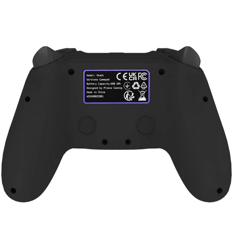 Gamepad wireless cu touch-pad Proove, 600mAh, negru, WGSK00022001