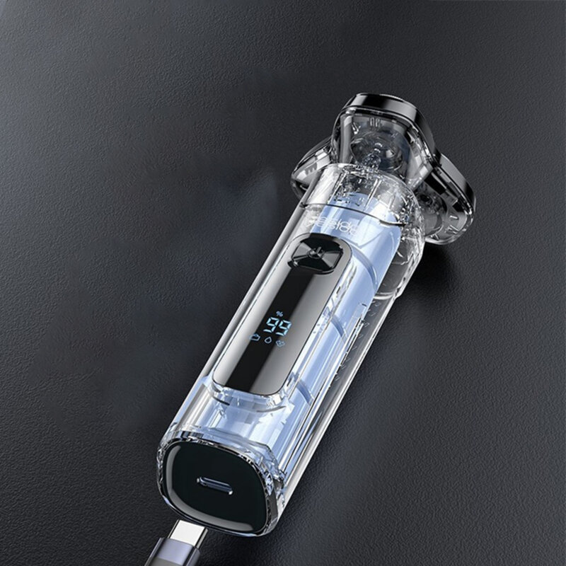 Aparat de ras electric cu 3 capete mobile Yesido MG05, negru