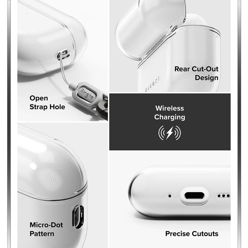 Husa AirPods Pro 3 Ringke Air, transparenta