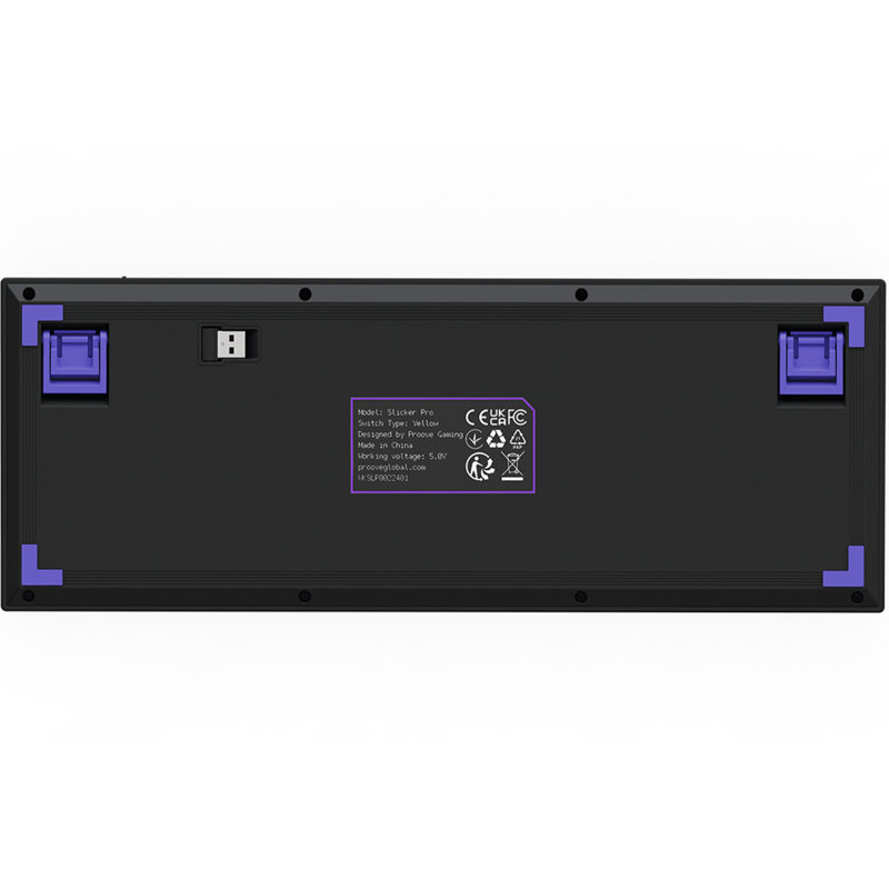 Tastatura gaming RGB Proove Slicker Pro, 6000mAh, WKSLPEN22416