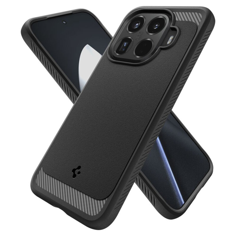 Husa Xiaomi 15T Pro Spigen Rugged Armor, negru