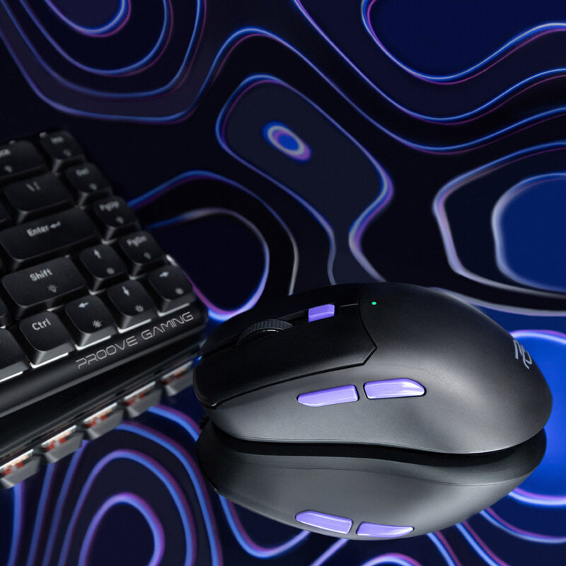 Mouse gaming Proove Everon, 1000DPI, 500mAh, alb, WMEV00022002