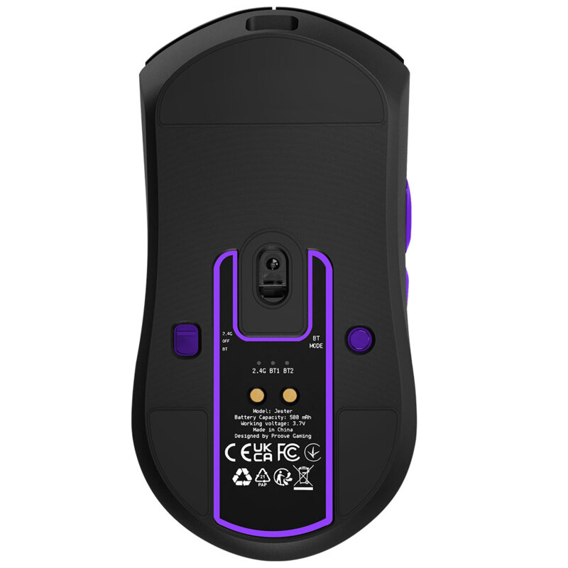 Mouse wireless Proove Jester 8K, 500mAh, negru, WMJS00022001