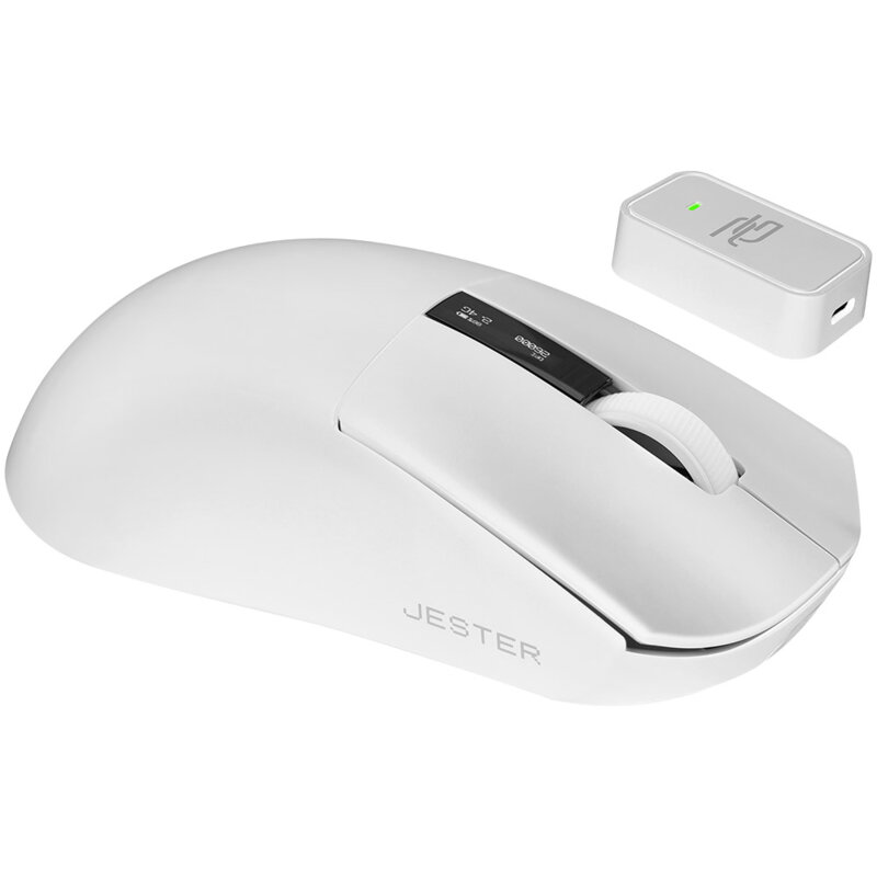 Mouse wireless Proove Jester 8K, 500mAh, alb, WMJS00022002