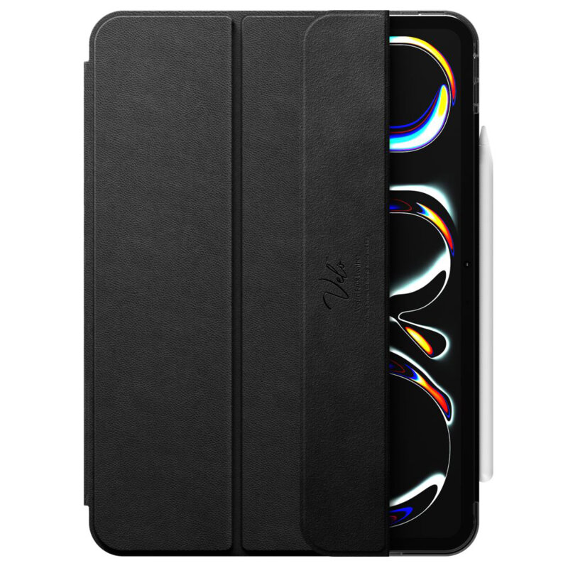 Husa iPad Pro 11 (2024) Spigen Liquid Air Folio, negru