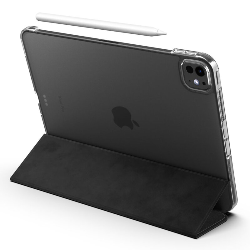 Husa iPad Pro 11 (2024) Spigen Liquid Air Folio, negru