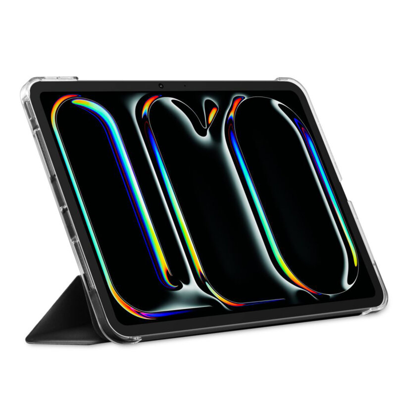 Husa iPad Pro 11 (2024) Spigen Liquid Air Folio, negru
