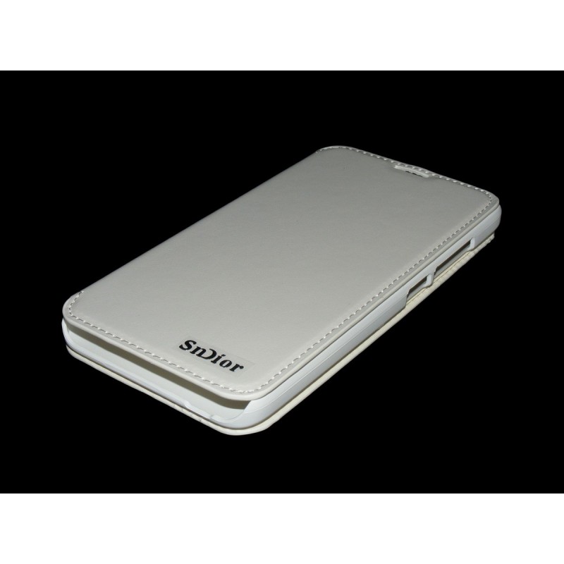 Husa Huawei Ascend G630 Toc Flip Carte Alb SNC