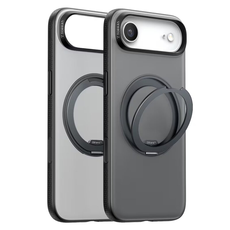 Husa iPhone 17 Air Torras Ostand R Fitness Series, negru