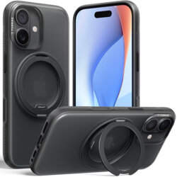 Husa iPhone 17 Torras Ostand R Fitness Series, negru