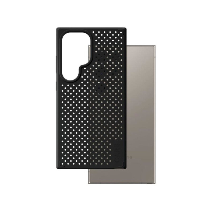 Husa Samsung Galaxy S25 Ultra PanzerGlass® CARE Feature Heat Beat, negru