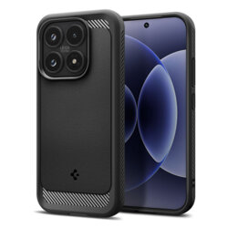 Husa Xiaomi 17 Spigen Rugged Armor, negru mat